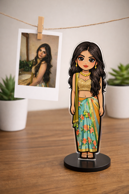 Custom Miniature Standee - Solo | Pet | Family