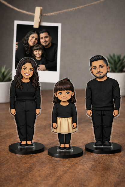 Custom Miniature Standee - Solo | Pet | Family
