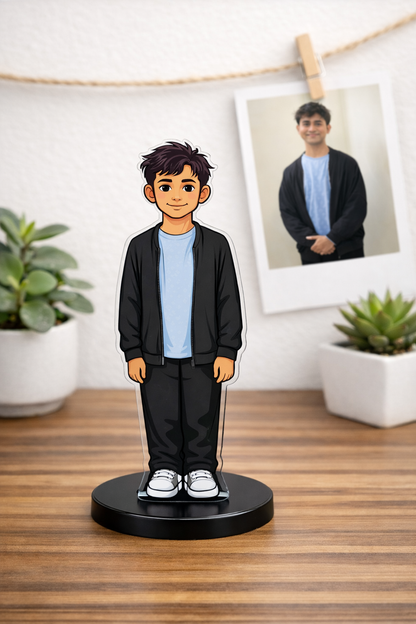 Custom Miniature Standee - Solo | Pet | Family