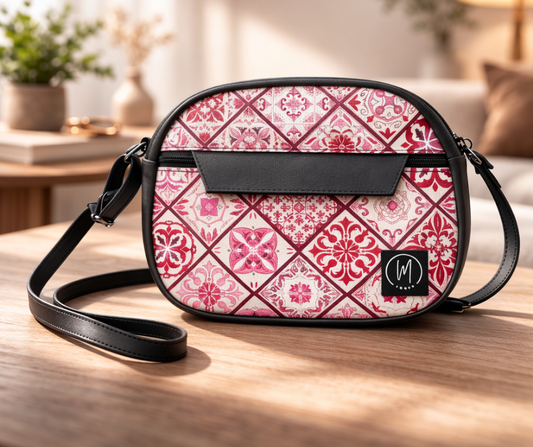 Rosé Mosaic Sling Bag