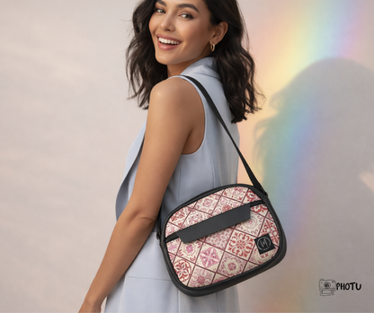 Rosé Mosaic Sling Bag