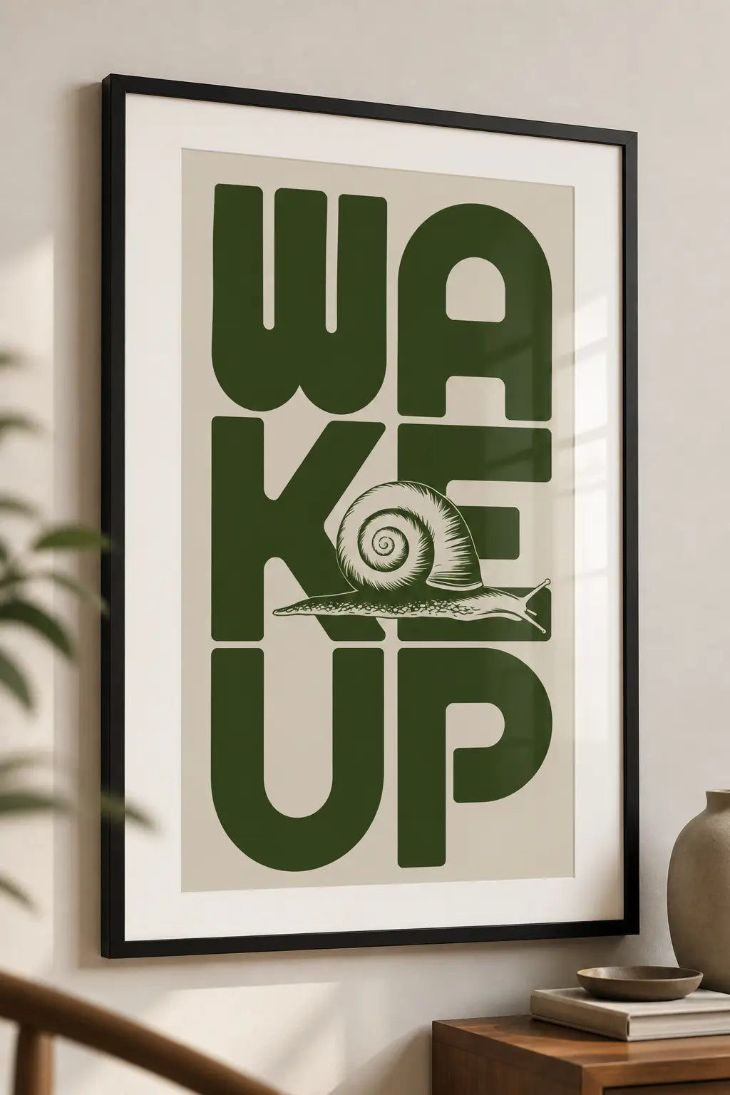 Wake Up Aesthetic Frame