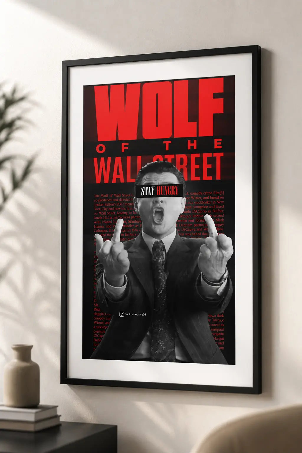 Wolf of Wall Street Frame