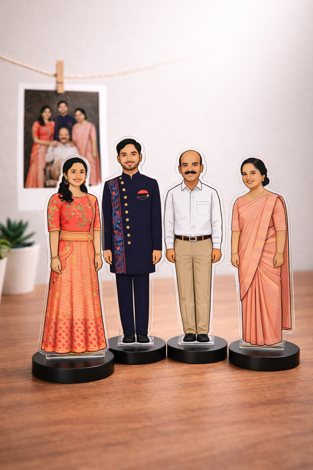 Custom Miniature Standee - Solo | Pet | Family